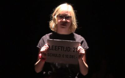 Theatervoorstelling over schulden en geld