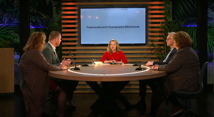 Wendelien host talkshow Overijsselse Bibliotheken